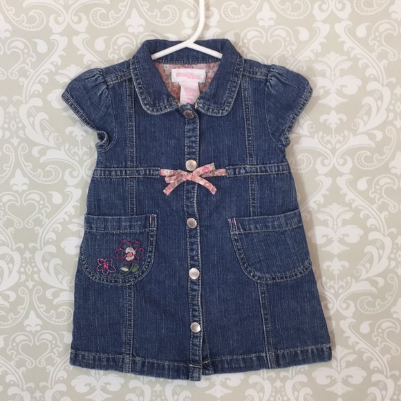 Genuine Baby by Oshkosh Other - {Genuine Baby by Oshkosh} 9 Mo Denim Dress